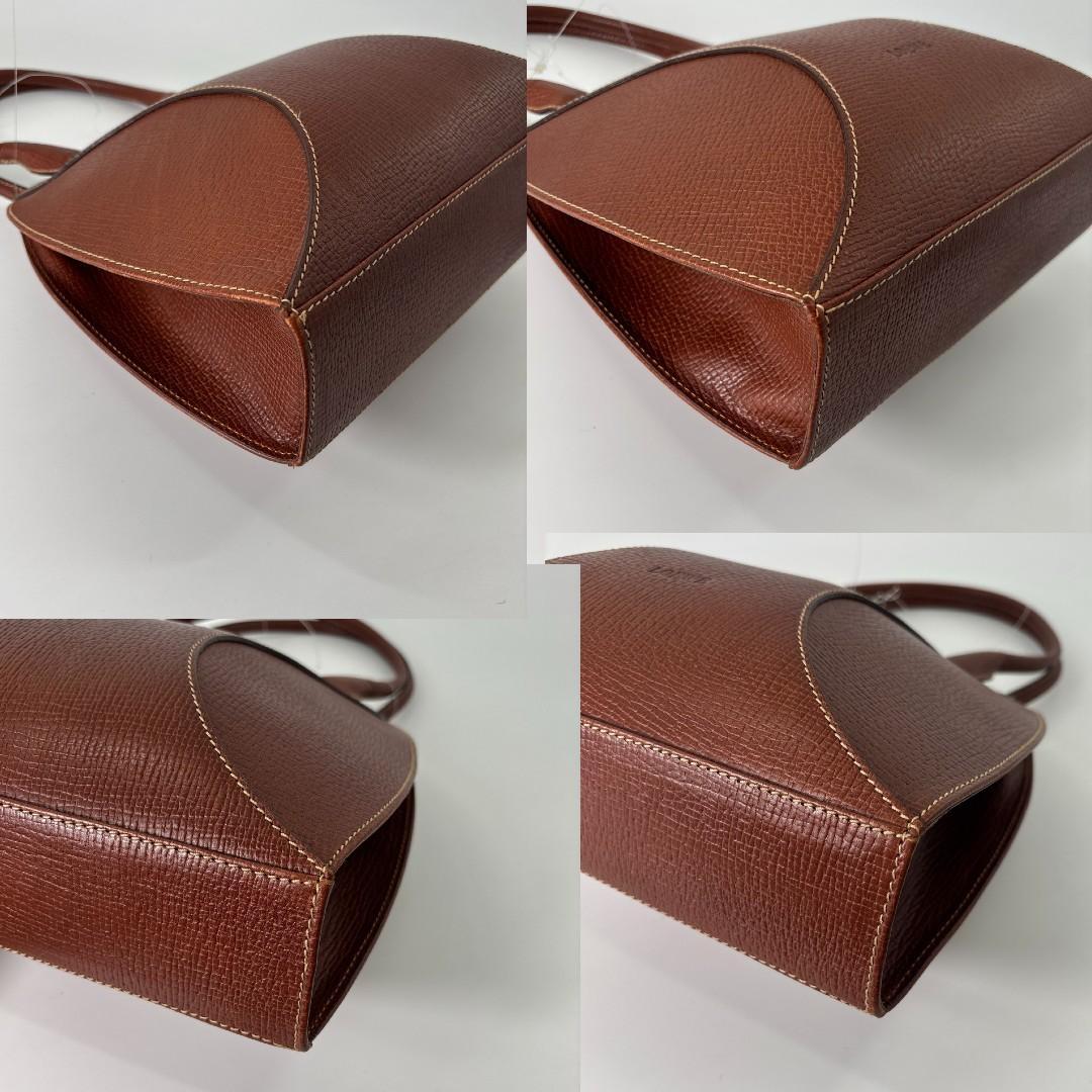 Loewe Anagram Tote Bag Calf Leather Brown — view 7