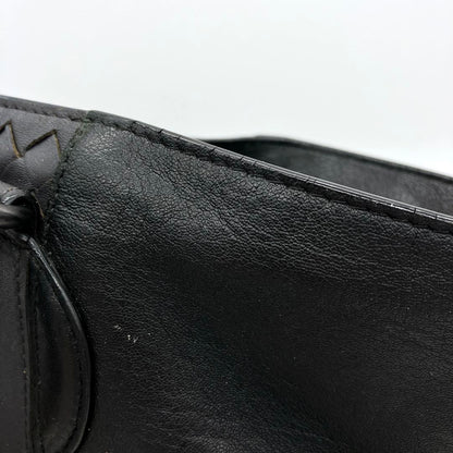 Bottega Veneta 2-way Bag Intrecciato Leather Black