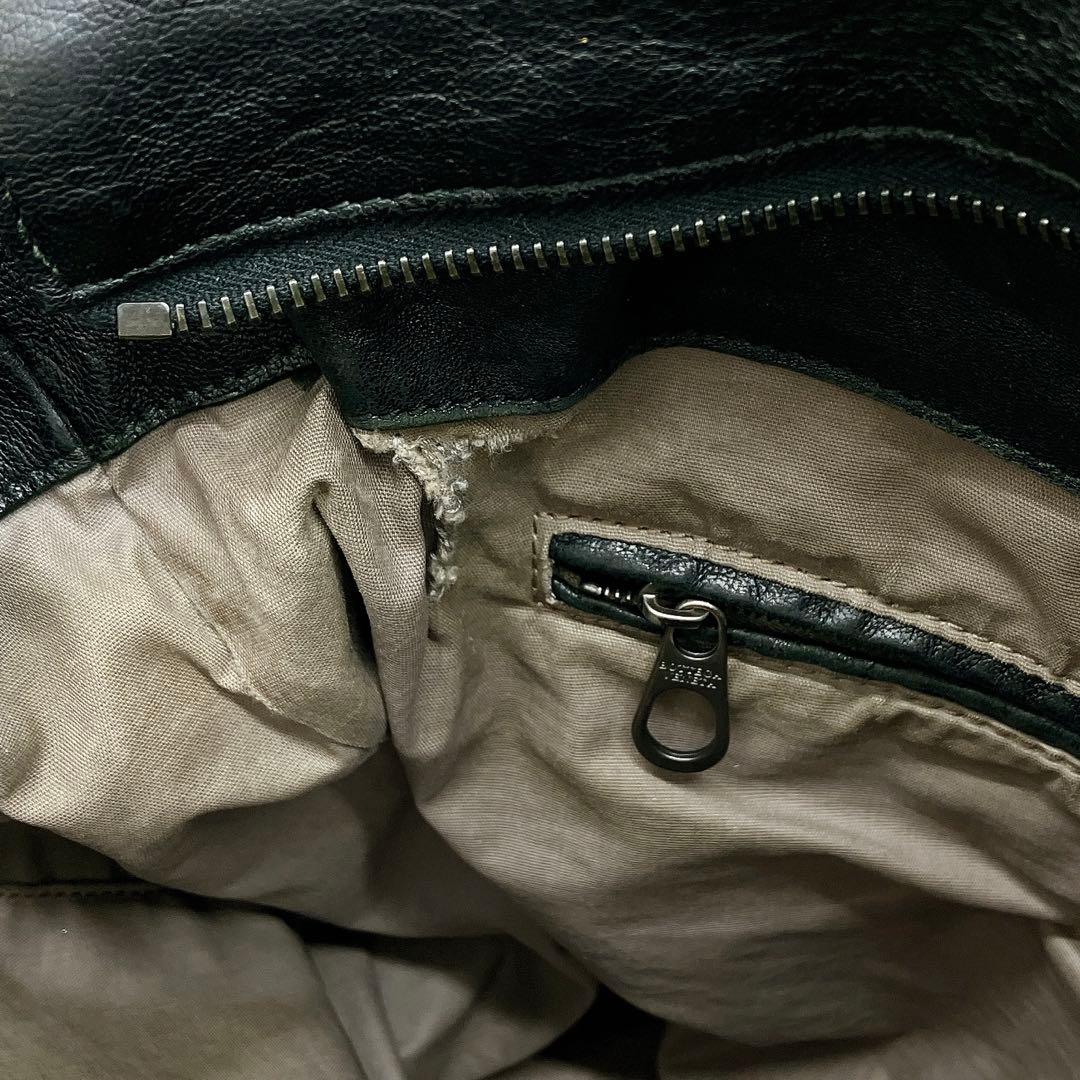 Bottega Veneta 2-way Bag Intrecciato Leather Black