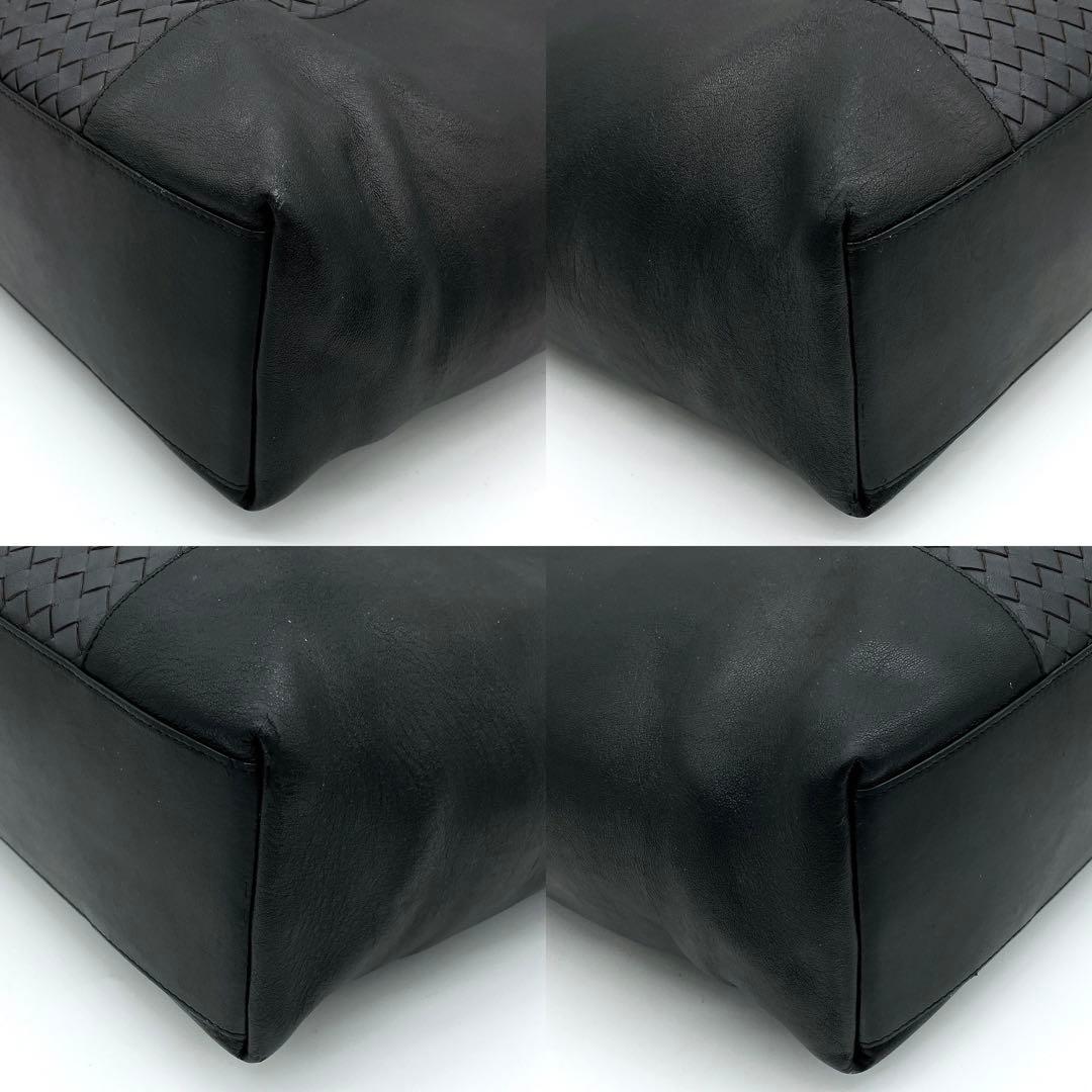 Bottega Veneta 2-way Bag Intrecciato Leather Black