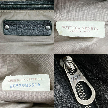 Bottega Veneta 2-way Bag Intrecciato Leather Black