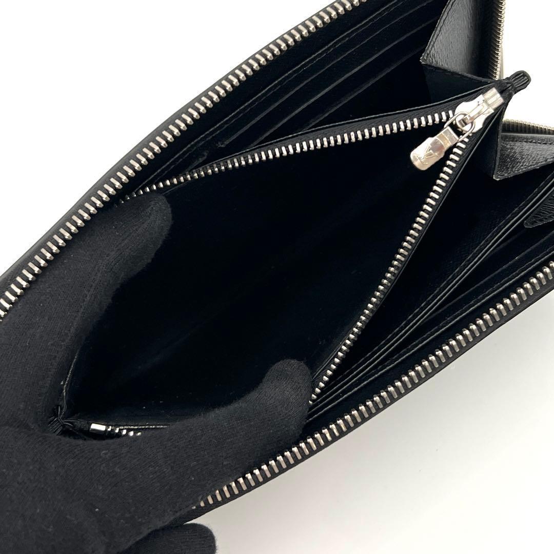 Louis Vuitton Epi Zippy Wallet Black — view 6