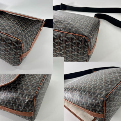 Goyard Capetien MM Shoulder Bag Black — view 8
