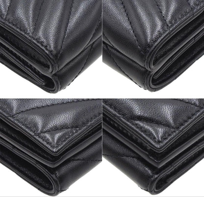 Saint Laurent Shindou Monogram Cassandra Trifold Wallet — view 5