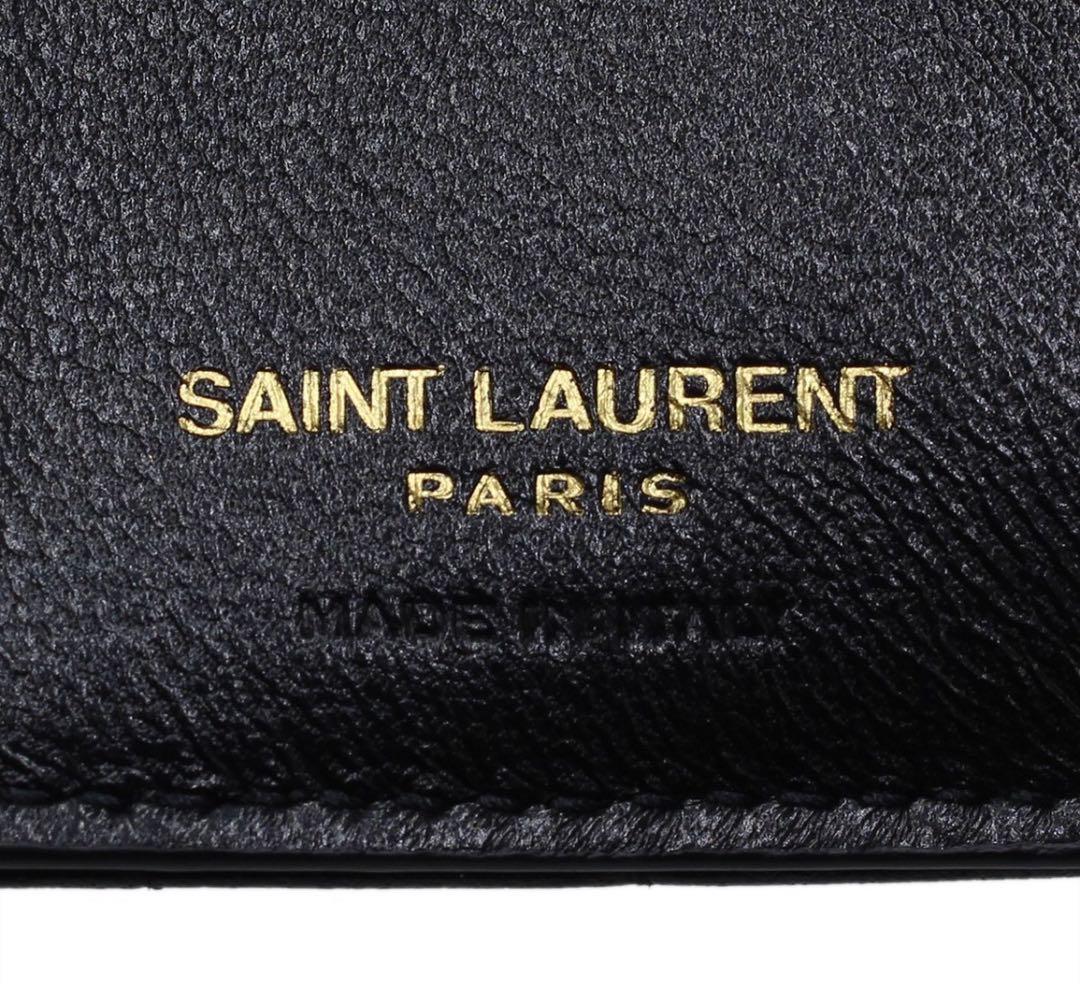 Saint Laurent Shindou Monogram Cassandra Trifold Wallet — view 9
