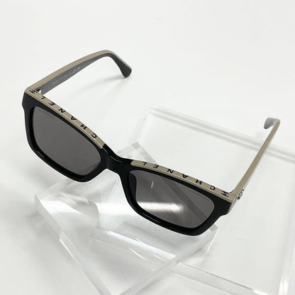 Chanel Sunglasses CC Logo Square Eyewear — view 4