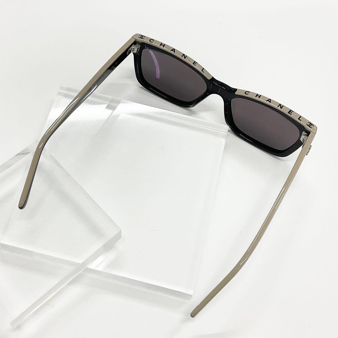 Chanel Sunglasses CC Logo Square Eyewear — view 5
