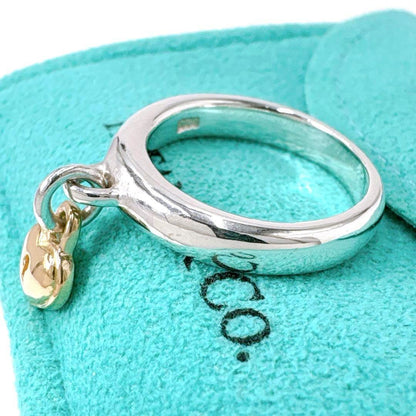 Tiffany & Co Heart Lock Combination Size 14 Sv925 18K