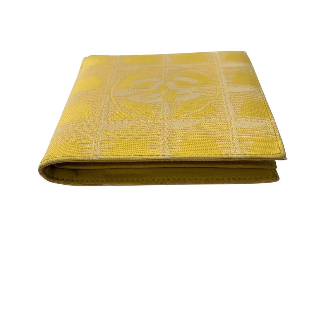 Chanel New Travel Line Coco Mark Bifold Wallet