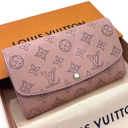 Louis Vuitton Monogram Mahina Portefeuille Iris Magnolia Wallet