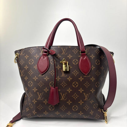 Louis Vuitton Monogram Flower Zipped Tote MM Handbag