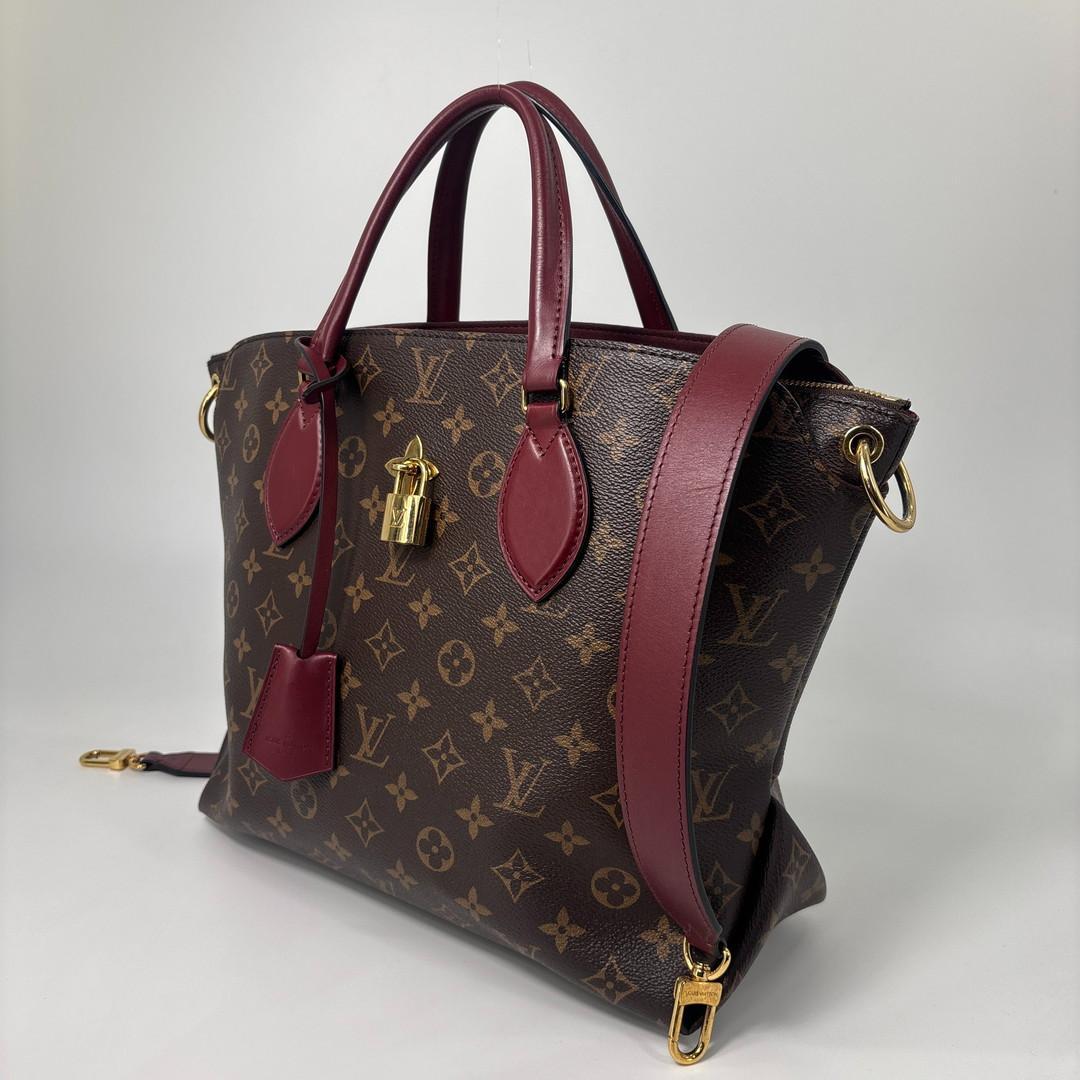 Louis Vuitton Monogram Flower Zipped Tote MM Handbag — view 2