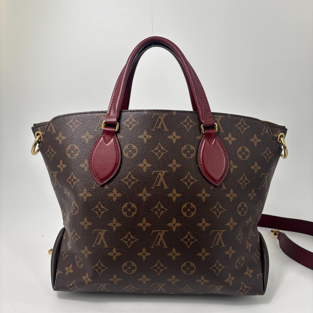 Louis Vuitton Monogram Flower Zipped Tote MM Handbag — view 5