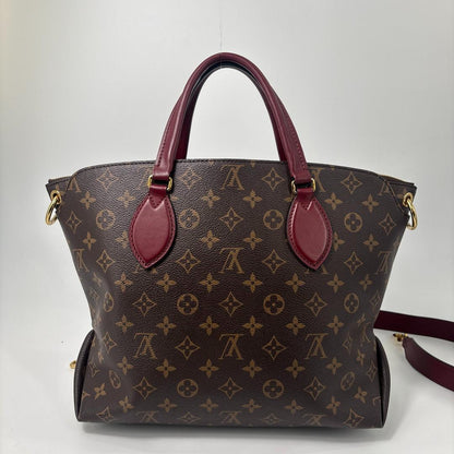 Louis Vuitton Monogram Flower Zipped Tote MM Handbag — view 5
