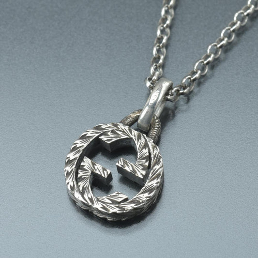 Gucci Interlocking Necklace Silver