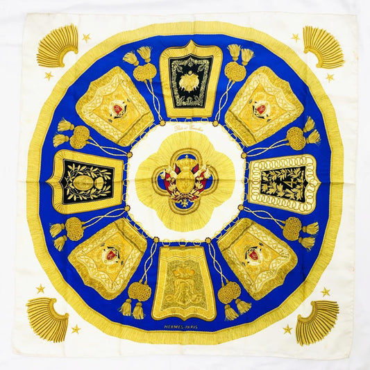 Hermes Carré 90 Sabre Decorated Bag Scarf Without Tags