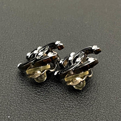 Chanel CC Logo Earrings 03A Rhinestone Icon — view 4