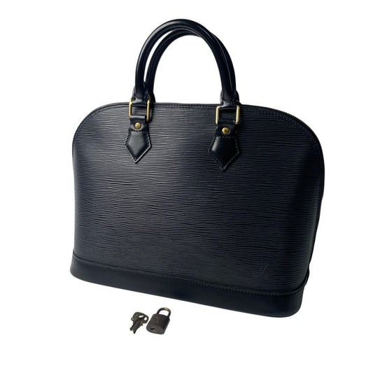 Vuitton Louis Vuitton Epi Alma Handbag With Keys And Cadenas