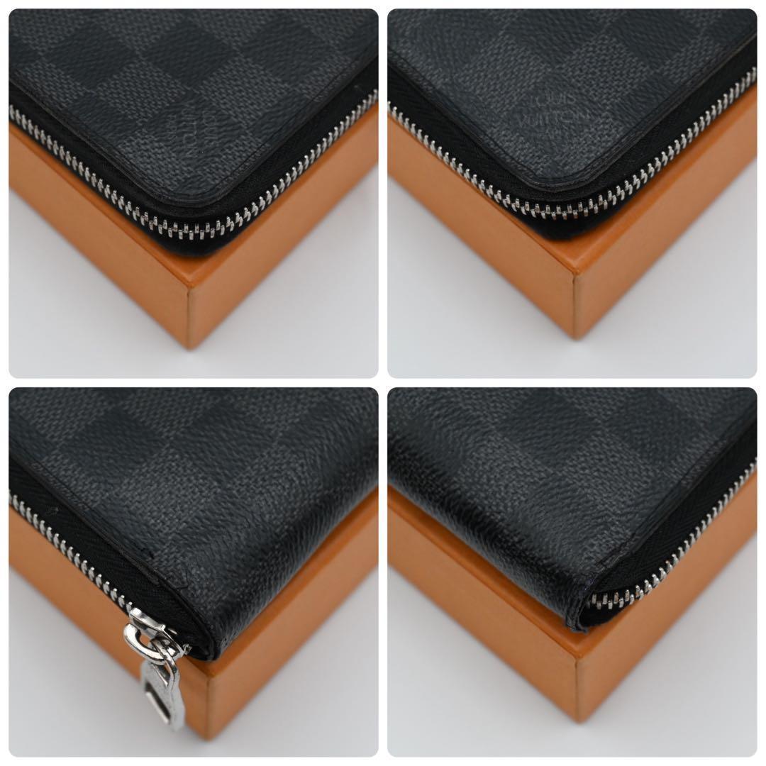 Louis Vuitton Damier Graphite Vertical Wallet Black — view 9