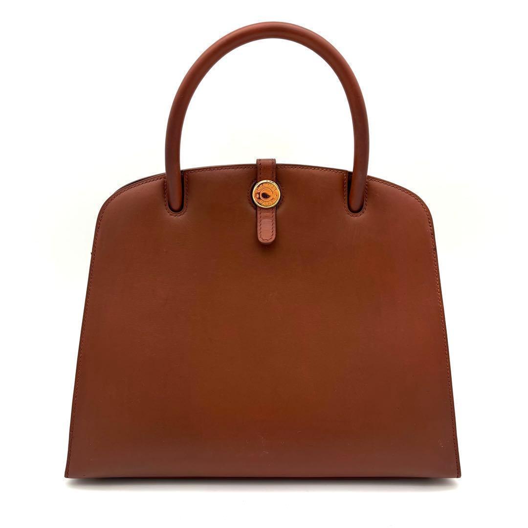 Hermes Darvi MM Gold Handbag Brown Tote