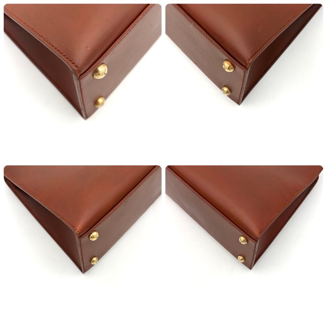 Hermes Darvi MM Gold Handbag Brown Tote — view 8