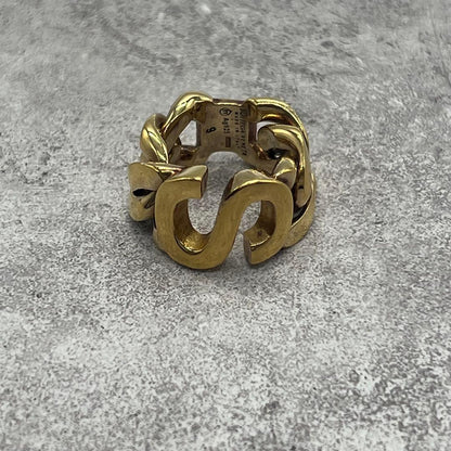Bottega Veneta Alphabet S Chain Ring