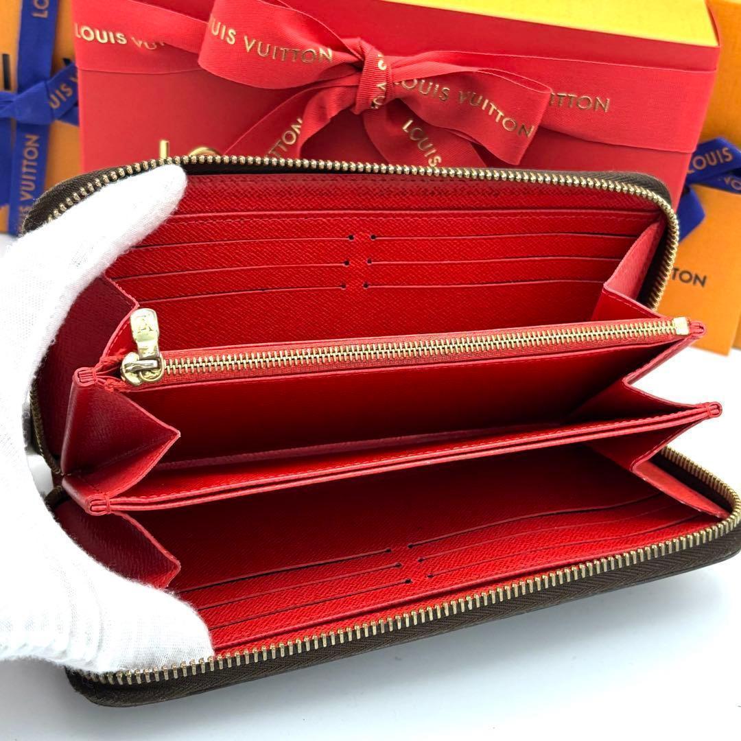 Louis Vuitton Wallet Coquelicot Zippy Brown Monogram — view 3