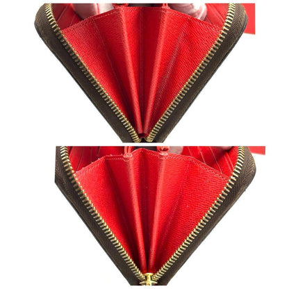 Louis Vuitton Wallet Coquelicot Zippy Brown Monogram — view 6