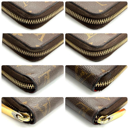 Louis Vuitton Wallet Coquelicot Zippy Brown Monogram — view 7