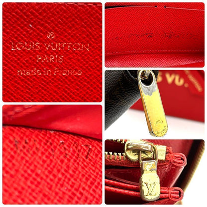 Louis Vuitton Wallet Coquelicot Zippy Brown Monogram — view 8