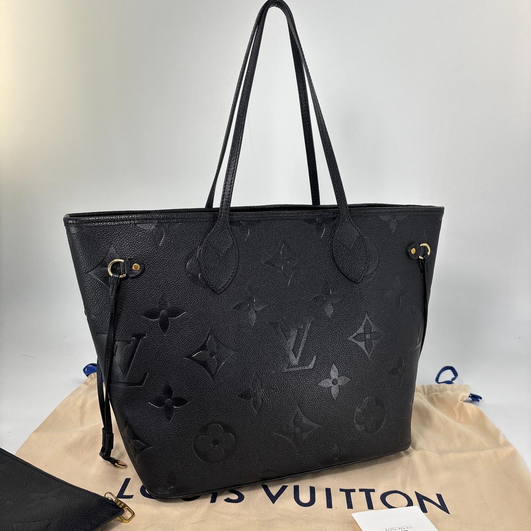 Louis Vuitton Monogram Empreinte Neverfull MM Tote Bag — view 3