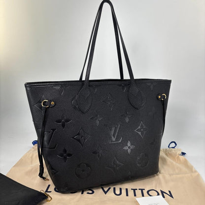 Louis Vuitton Monogram Empreinte Neverfull MM Tote Bag — view 3