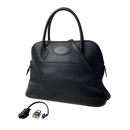 Hermes Bolide 31 Handbag Black Taurillon