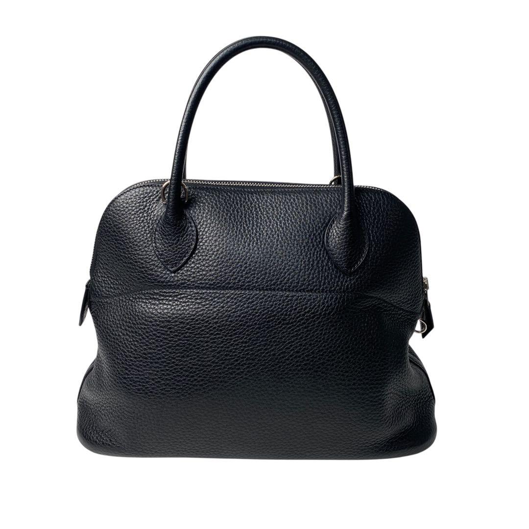 Hermes Bolide 31 Handbag Black Taurillon