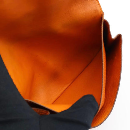 Hermes Dogon GM Orange Wallet Silver — view 4