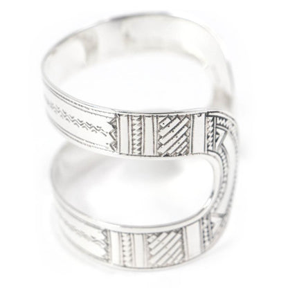 Hermes Toareg Touareg Bracelet Bangle Accessory Sv925 Silver Total Weight 75g