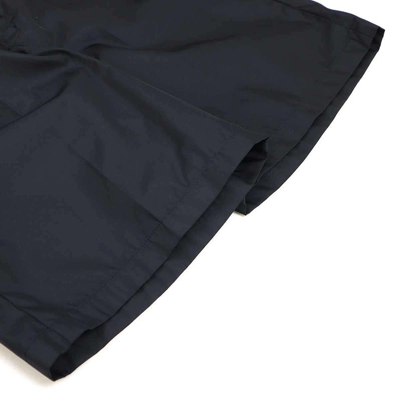 Prada Re-Nylon Logo Plate Nylon Bermuda Shorts Spg32 1wq8 Black 44