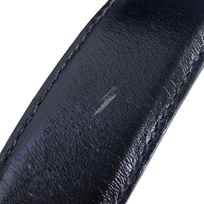 Gucci Horse Buckle Leather Belt Black 80 32