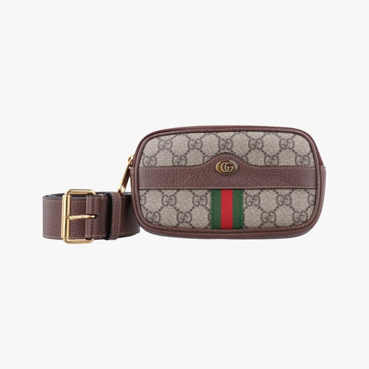 Gucci Ophidia Brown X Green X Red PVC Coated Canvas X Leather 519308