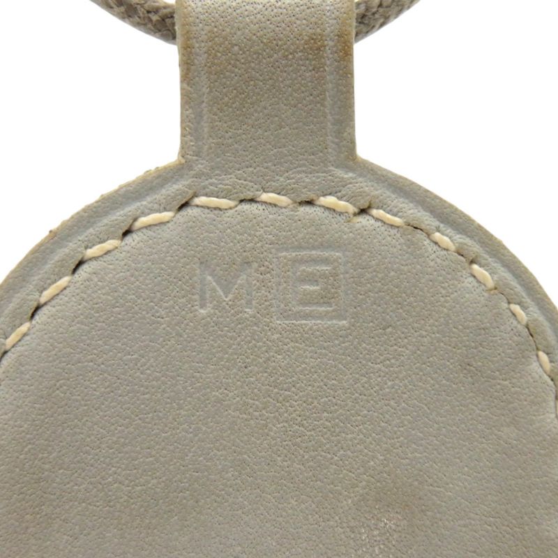 Hermes Touareg Leather Green □E Engraved Green Choker 0590 Hermes