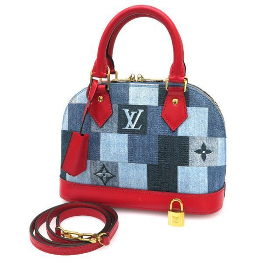 Louis Vuitton Monogram Denim Alma BB Patchwork M45042
