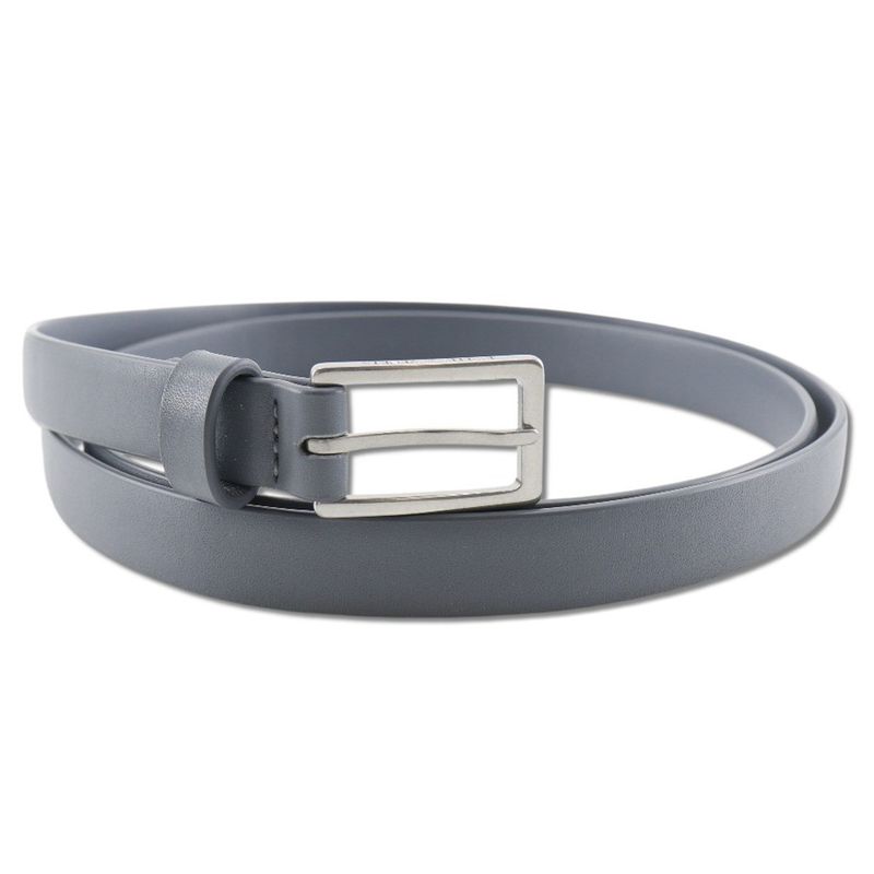 Bottega Veneta Bottega Veneta Calf Blue-gray Men's Belt
