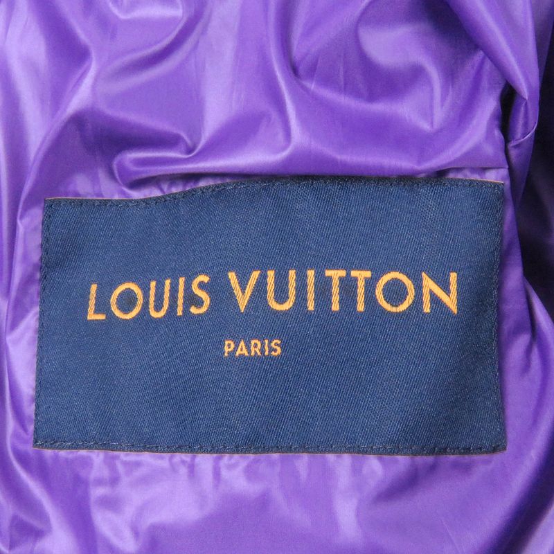 Louis Vuitton 22AW Hmb47w Monogram Flower Hooded Quilted Jacket Blouson Purple
