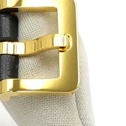 Hermes Belt Pop H Courte 15 85cm (33.46in) Black Gold Hardware B