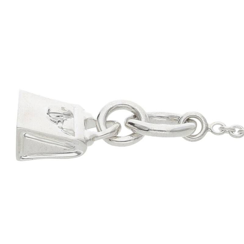 Hermes Amulet Kelly Silver Necklace Men's 43cm (16.93in)