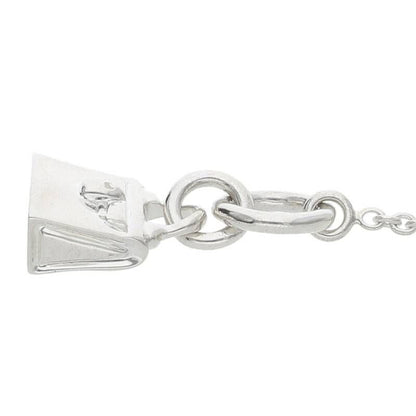 Hermes Amulet Kelly Silver Necklace Men's 43cm (16.93in)