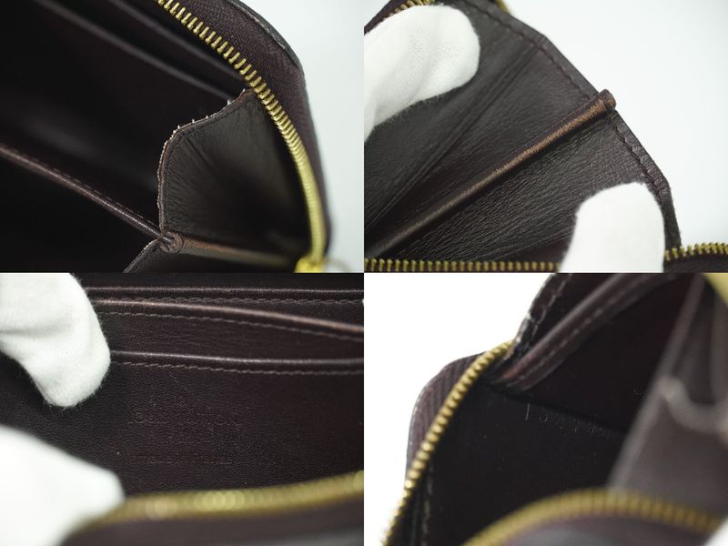 Authentic Louis Vuitton LV Zippy Coin Purse Vernis Leather Coin Case Amarante