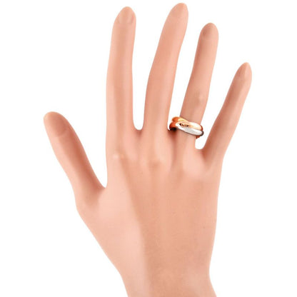 Cartier Trinity MM Ring #50 18K Yellow Gold 76g 18K Pink Gold 18K White Gold