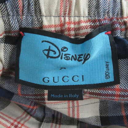 Gucci Disney Gucci Disney 644131 Linen Blend Checkered Donald Duck Embroidered