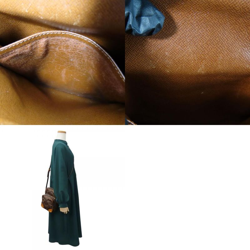 Louis Vuitton Shoulder Bag Amazon M45236 Monogram Nubuck Brown Crossbody Casual